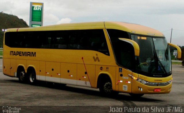 Viação Itapemirim 60797 na cidade de Juiz de Fora, Minas Gerais, Brasil, por João Paulo da Silva. Número da foto: #3800238.