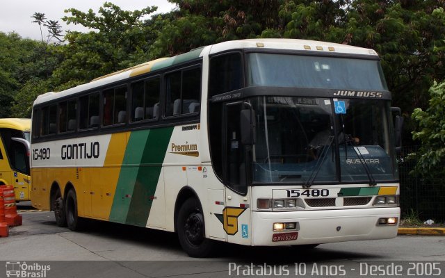 Empresa Gontijo de Transportes 15480 na cidade de São Paulo, São Paulo, Brasil, por Cristiano Soares da Silva. ID da foto: 3799971.