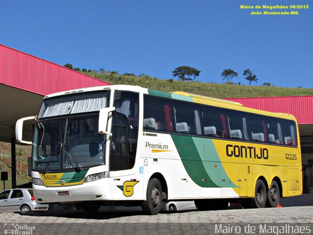 Empresa Gontijo de Transportes 12225 na cidade de João Monlevade, Minas Gerais, Brasil, por Mairo de Magalhães. ID da foto: 3800010.