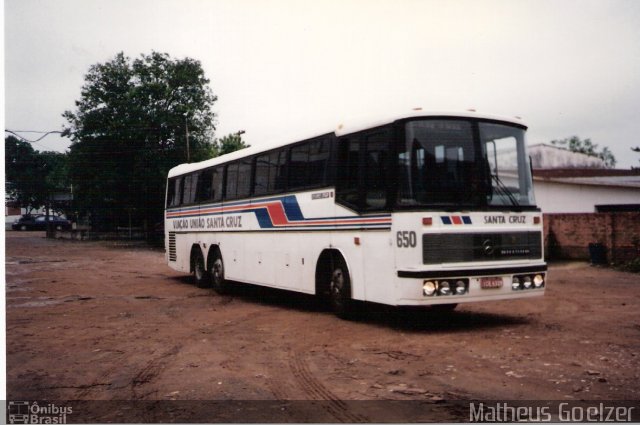 VUSC - Viação União Santa Cruz 650 na cidade de Santa Cruz do Sul, Rio Grande do Sul, Brasil, por Matheus Goelzer. Número da foto: #3801154.