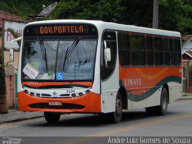 Linave Transportes 01.04 na cidade de Miguel Pereira, Rio de Janeiro, Brasil, por André Luiz Gomes de Souza. ID da foto: 3800943.