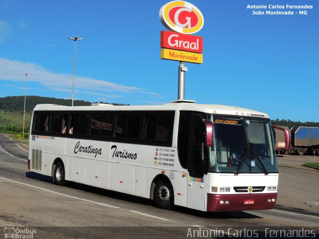 Caratinga Turismo 1010 na cidade de João Monlevade, Minas Gerais, Brasil, por Antonio Carlos Fernandes. ID da foto: 3801404.