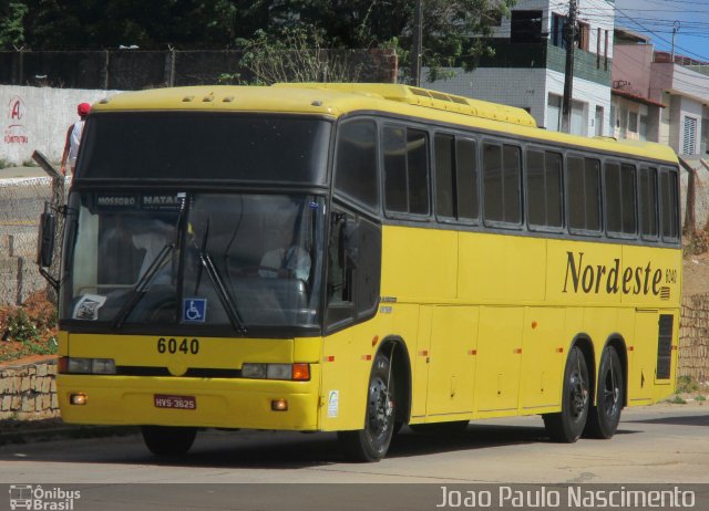 Viação Nordeste 6040 na cidade de Natal, Rio Grande do Norte, Brasil, por Joao Paulo Nascimento Silva. ID da foto: 3802545.