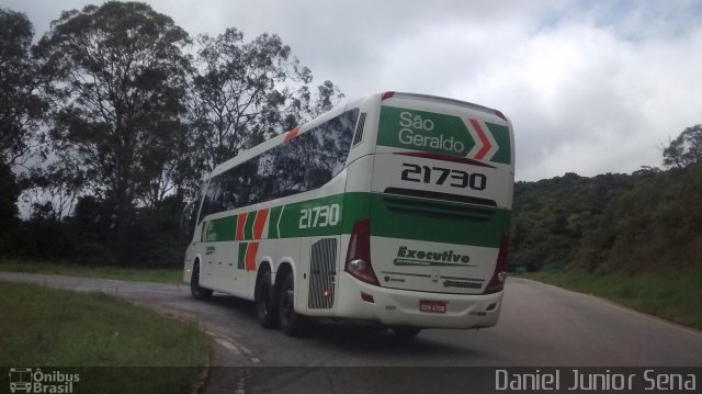 Cia. São Geraldo de Viação 21730 na cidade de Ouro Preto, Minas Gerais, Brasil, por Daniel Junior Sena. ID da foto: 3801955.