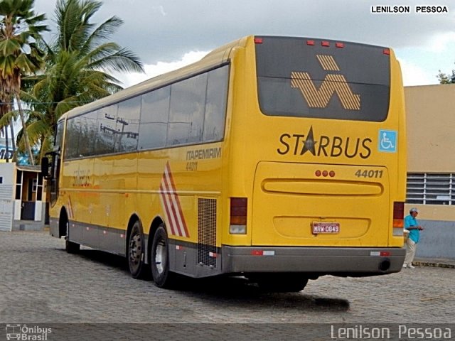 Viação Itapemirim 44011 na cidade de Caruaru, Pernambuco, Brasil, por Lenilson da Silva Pessoa. Número da foto: #3803203.