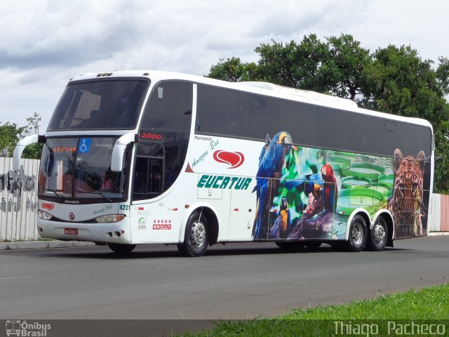 Eucatur - Empresa União Cascavel de Transportes e Turismo 4221 na cidade de Brasília, Distrito Federal, Brasil, por Thiago  Pacheco. ID da foto: 3801694.