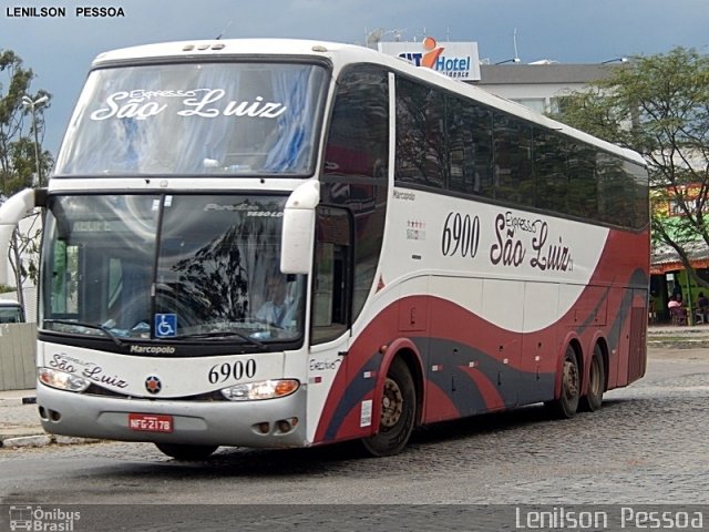 Expresso São Luiz 6900 na cidade de Caruaru, Pernambuco, Brasil, por Lenilson da Silva Pessoa. Número da foto: #3803207.