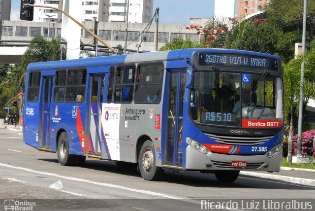 BBTT - Benfica Barueri Transporte e Turismo 27.585 na cidade de São Paulo, São Paulo, Brasil, por Ricardo Luiz. Número da foto: #3802955.