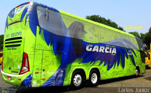 Viação Garcia 7917 na cidade de Maringá, Paraná, Brasil, por Carlos Júnior. Número da foto: #3801633.