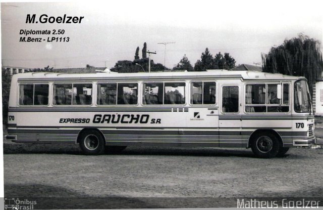 Expresso Gaucho 170 na cidade de Santa Cruz do Sul, Rio Grande do Sul, Brasil, por Matheus Goelzer. Número da foto: #3801187.