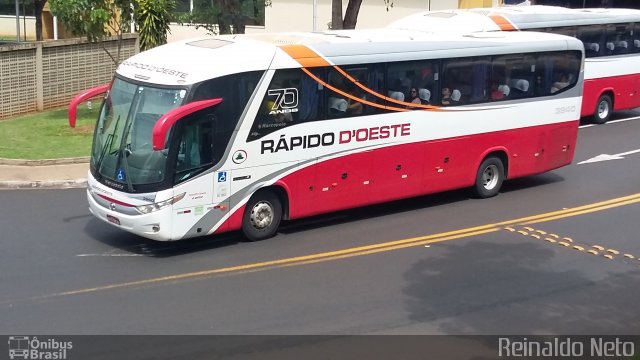 Rápido D´Oeste 3940 na cidade de Ribeirão Preto, São Paulo, Brasil, por Reinaldo Neto. ID da foto: 3802259.