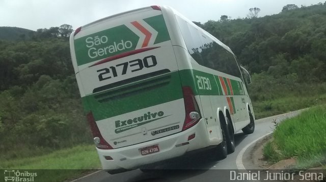 Cia. São Geraldo de Viação 21730 na cidade de Ouro Preto, Minas Gerais, Brasil, por Daniel Junior Sena. ID da foto: 3801956.