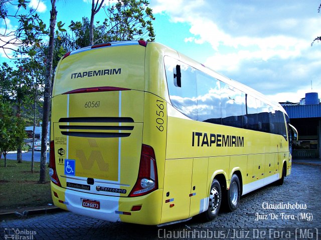 Viação Itapemirim 60561 na cidade de Juiz de Fora, Minas Gerais, Brasil, por Luiz Krolman. Número da foto: #3801307.