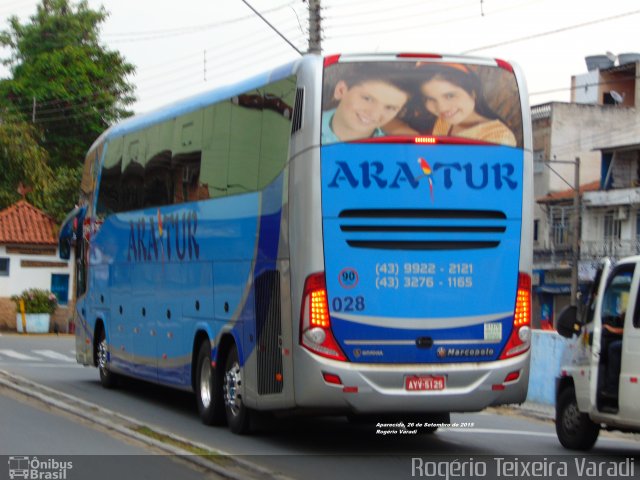 AraTur Turismo 028 na cidade de Aparecida, São Paulo, Brasil, por Rogério Teixeira Varadi. Número da foto: #3801523.