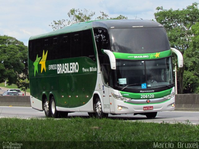 Expresso Brasileiro 206120 na cidade de Caçapava, São Paulo, Brasil, por Marcio  Bruxel. ID da foto: 3801736.