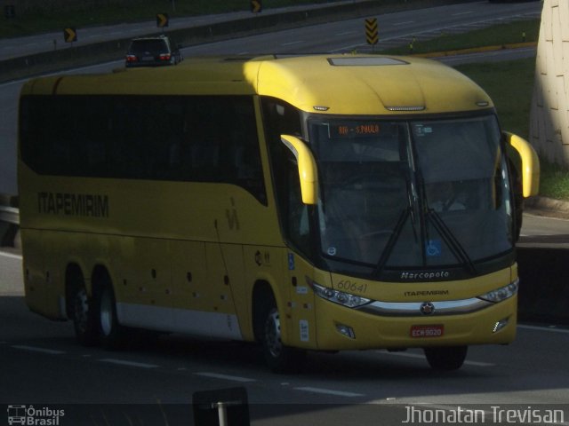Viação Itapemirim 60641 na cidade de Lavrinhas, São Paulo, Brasil, por Jhonatan Diego da Silva Trevisan. Número da foto: #3805128.