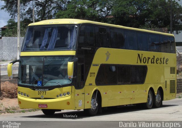 Viação Nordeste 3777 na cidade de Natal, Rio Grande do Norte, Brasil, por Danilo Vitorino Lopes. Número da foto: #3805063.