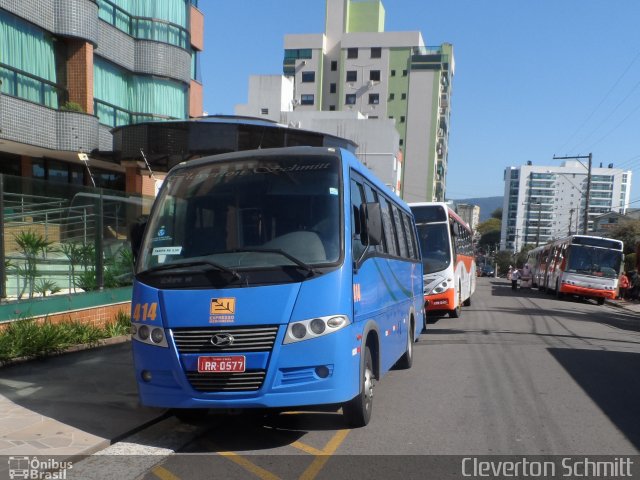 Expresso Medianeira 414 na cidade de Santa Maria, Rio Grande do Sul, Brasil, por Cleverton Schmitt. ID da foto: 3804911.