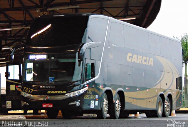 Viação Garcia 7337 na cidade de Londrina, Paraná, Brasil, por Nathan Augusto. Número da foto: #3806537.