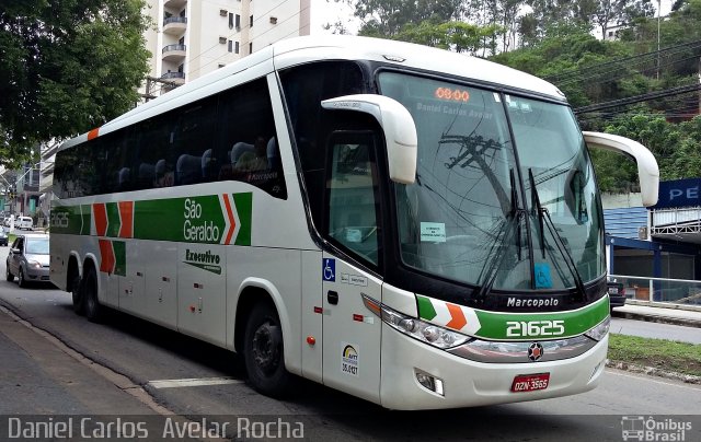 Cia. São Geraldo de Viação 21625 na cidade de Cachoeiro de Itapemirim, Espírito Santo, Brasil, por Daniel Carlos  Avelar Rocha. ID da foto: 3808342.