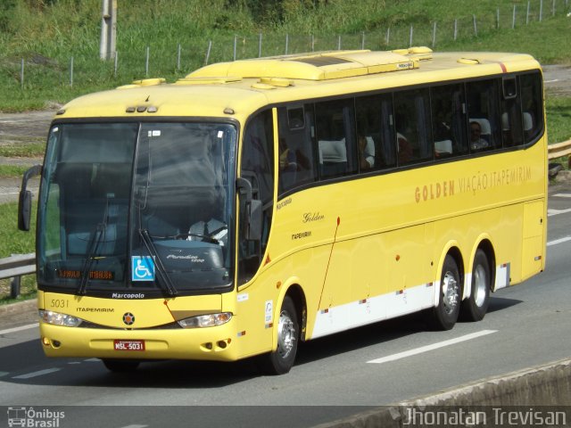 Viação Itapemirim 5031 na cidade de Lavrinhas, São Paulo, Brasil, por Jhonatan Diego da Silva Trevisan. Número da foto: #3807984.