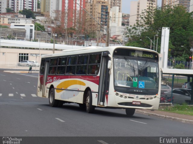 Viação São Bento Ribeirão Preto 5435 na cidade de Ribeirão Preto, São Paulo, Brasil, por Erwin  Luiz. Número da foto: #3806246.