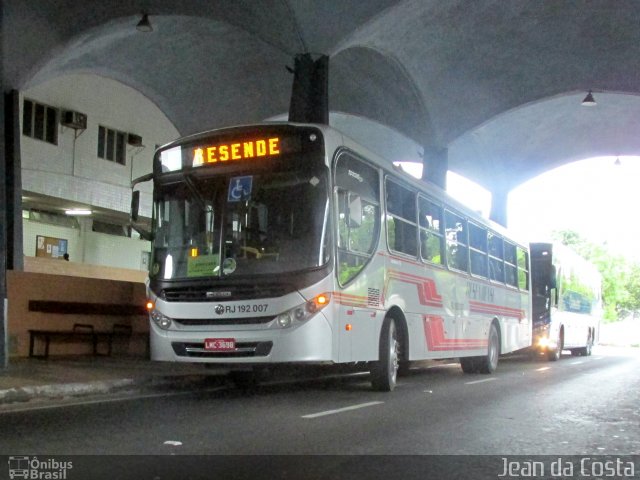 Viação Resendense RJ 192.007 na cidade de Volta Redonda, Rio de Janeiro, Brasil, por Jean da Costa. Número da foto: #3806080.