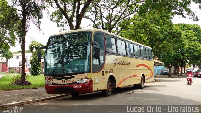 Expresso Nossa Senhora de Fátima 6900 na cidade de Loanda, Paraná, Brasil, por Lucas Cirilo. Número da foto: #3749439.