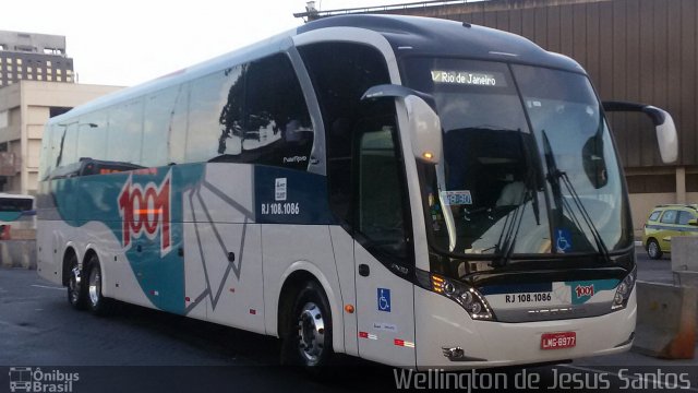 Auto Viação 1001 RJ 108.1086 na cidade de Rio de Janeiro, Rio de Janeiro, Brasil, por Wellington de Jesus Santos. Número da foto: #3748679.