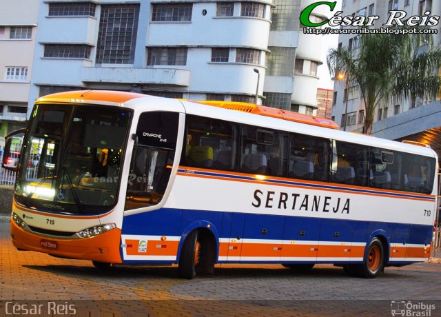 Viação Sertaneja 710  na cidade de Belo Horizonte, Minas Gerais, Brasil, por César Ônibus. Número da foto: #3749612.