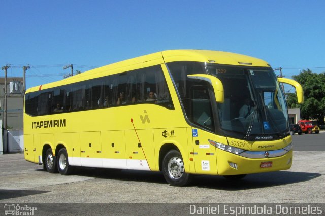 Viação Itapemirim 60529 na cidade de Sombrio, Santa Catarina, Brasil, por Daniel Espindola Dorneles. Número da foto: #3748479.