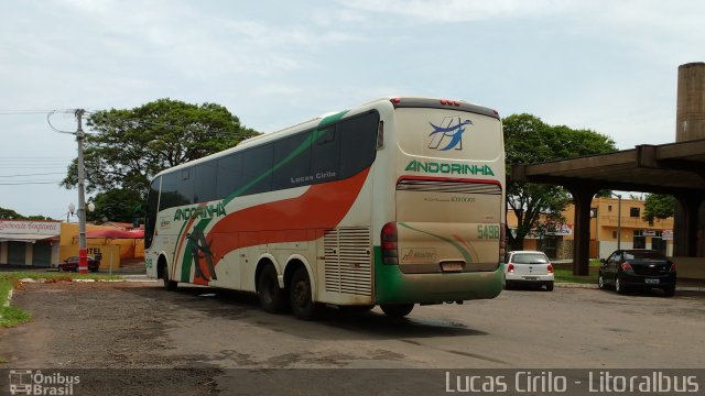 Empresa de Transportes Andorinha 5498 na cidade de Loanda, Paraná, Brasil, por Lucas Cirilo. ID da foto: 3749460.