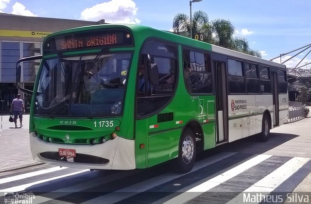 Viação Santa Brígida 1 1735 na cidade de São Paulo, São Paulo, Brasil, por Matheus Silva. ID da foto: 3750143.