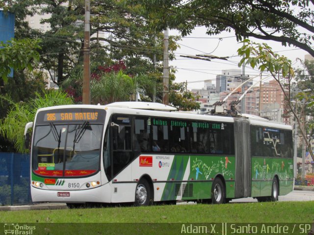 Metra - Sistema Metropolitano de Transporte 8150 na cidade de Santo André, São Paulo, Brasil, por Adam Xavier Rodrigues Lima. Número da foto: #3748560.