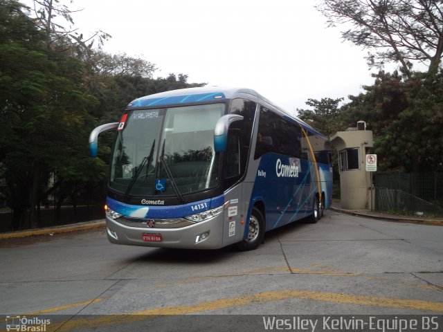 Viação Cometa 14118 na cidade de São Paulo, São Paulo, Brasil, por Weslley Kelvin Batista. ID da foto: 3750530.