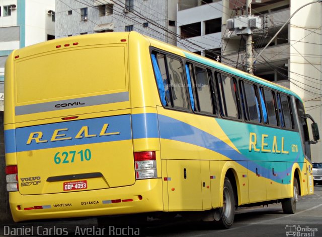 Viação Real Ita 62710 na cidade de Cachoeiro de Itapemirim, Espírito Santo, Brasil, por Daniel Carlos  Avelar Rocha. ID da foto: 3751724.