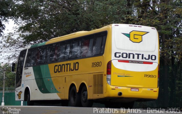 Empresa Gontijo de Transportes 11980 na cidade de São Paulo, São Paulo, Brasil, por Cristiano Soares da Silva. ID da foto: 3751112.