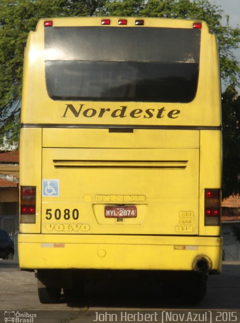 Viação Nordeste 5080 na cidade de Natal, Rio Grande do Norte, Brasil, por John Herbert. Número da foto: #3751171.