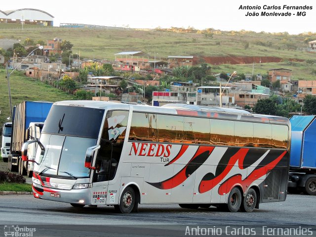 Needs Tur 3100 na cidade de João Monlevade, Minas Gerais, Brasil, por Antonio Carlos Fernandes. ID da foto: 3750596.