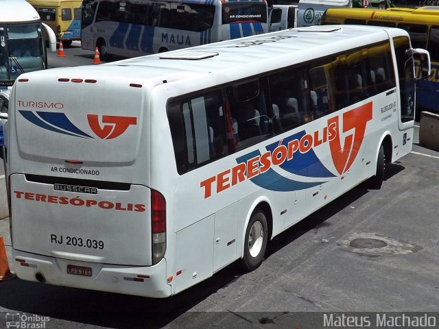 Viação Teresópolis RJ 203.039 na cidade de Rio de Janeiro, Rio de Janeiro, Brasil, por Mateus Machado. Número da foto: #3750710.