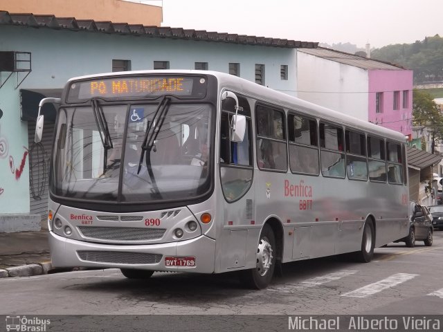 BBTT - Benfica Barueri Transporte e Turismo 890 na cidade de Barueri, São Paulo, Brasil, por Michael  Alberto Vieira. Número da foto: #3751361.