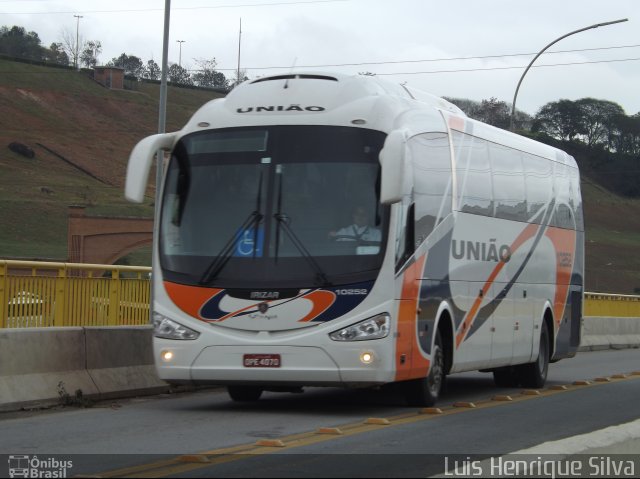 Expresso União 10252 na cidade de Aparecida, São Paulo, Brasil, por Luis Henrique Silva. Número da foto: #3754290.