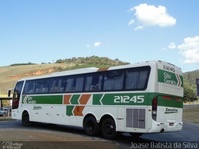 Cia. São Geraldo de Viação 21245 na cidade de Manhuaçu, Minas Gerais, Brasil, por Joase Batista da Silva. ID da foto: 3752930.