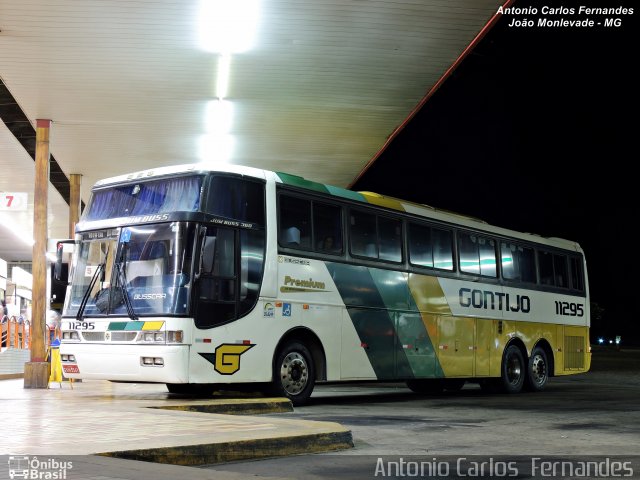 Empresa Gontijo de Transportes 11295 na cidade de João Monlevade, Minas Gerais, Brasil, por Antonio Carlos Fernandes. ID da foto: 3752855.