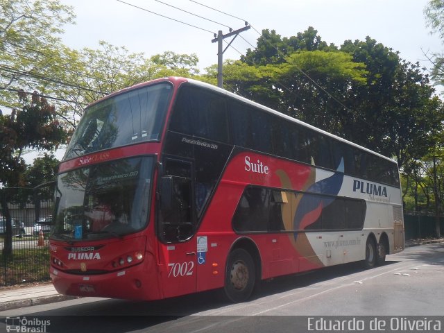Pluma Conforto e Turismo 7002 na cidade de São Paulo, São Paulo, Brasil, por Eduardo de Oliveira. Número da foto: #3753588.
