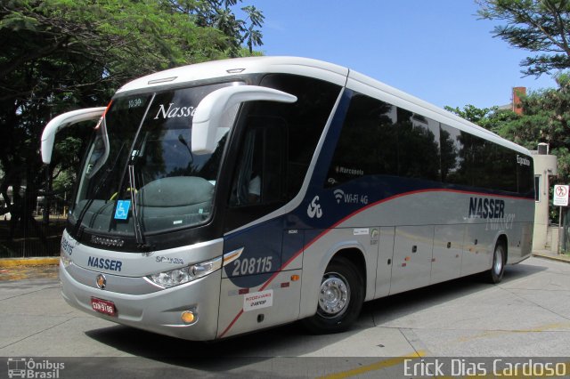 Viação Nasser 208115 na cidade de São Paulo, São Paulo, Brasil, por Erick Dias. Número da foto: #3754087.