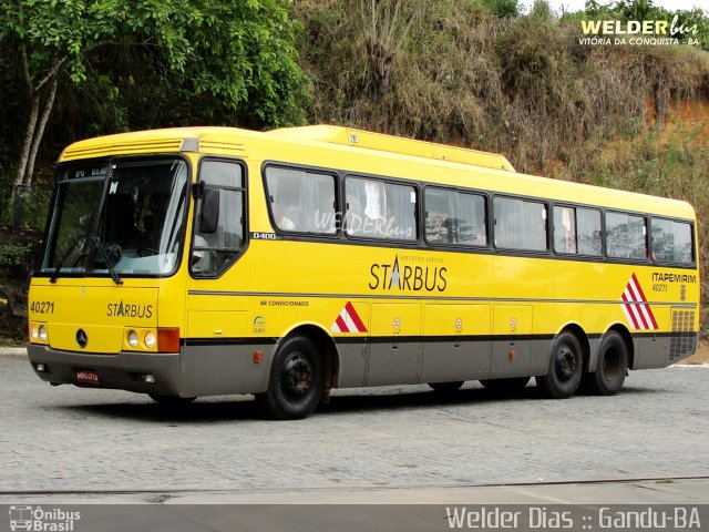 Viação Itapemirim 40271 na cidade de Gandu, Bahia, Brasil, por Welder Dias. ID da foto: 3754513.