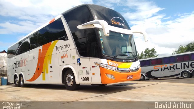 Starline Turismo 1900 na cidade de Londrina, Paraná, Brasil, por David Arthur. Número da foto: #3753637.