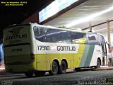 Empresa Gontijo de Transportes 17310 na cidade de João Monlevade, Minas Gerais, Brasil, por Mairo de Magalhães. Número da foto: #:id.
