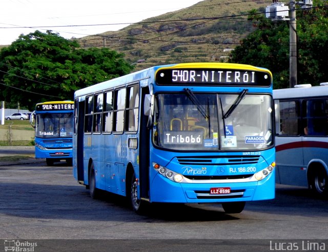 Viação Nossa Senhora do Amparo RJ 186.200 na cidade de Niterói, Rio de Janeiro, Brasil, por Lucas Lima. Número da foto: #3755431.